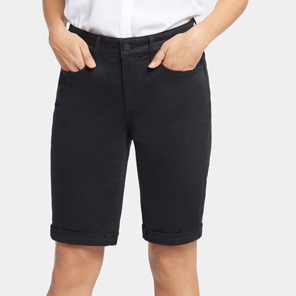 Briella Cuffed Bermuda Shorts from NYDJ - Picture 1 of 4